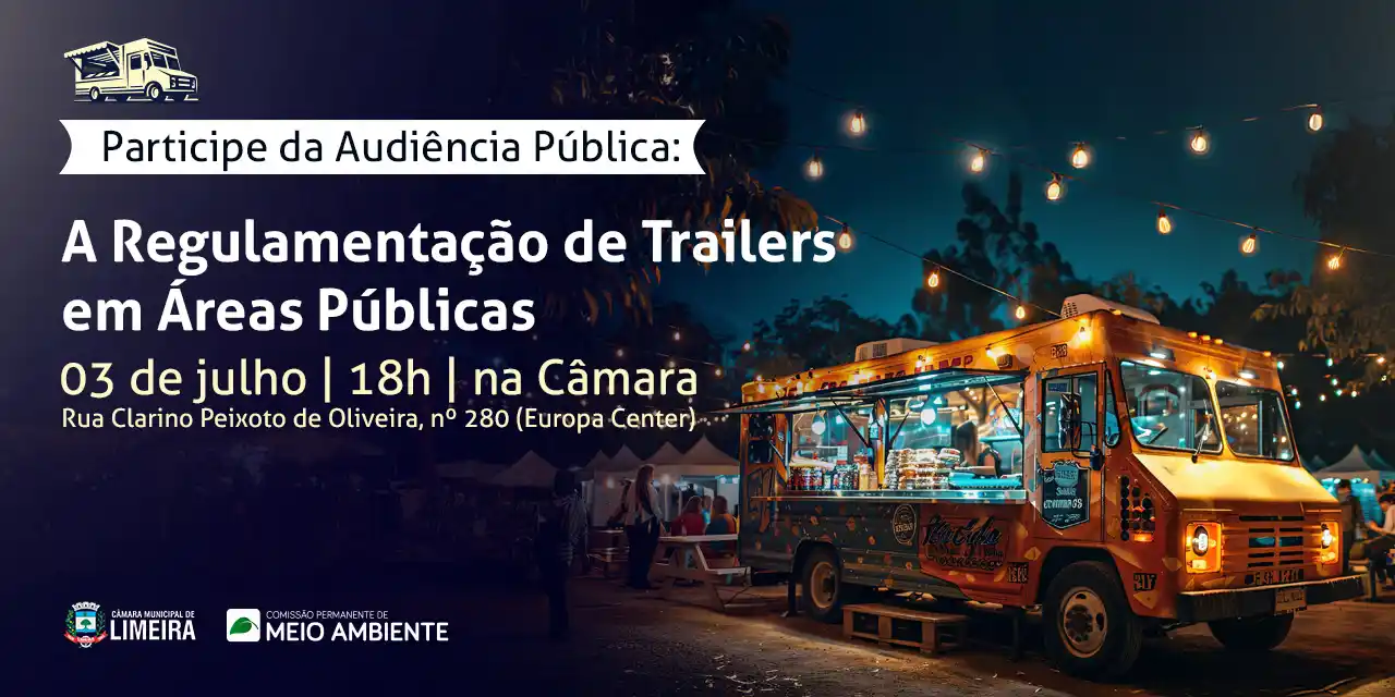 Image from 📲 Guia Limeira - Informações da nossa cidade: Câmara vai realizar audiência pública para debater a regulamentação de...