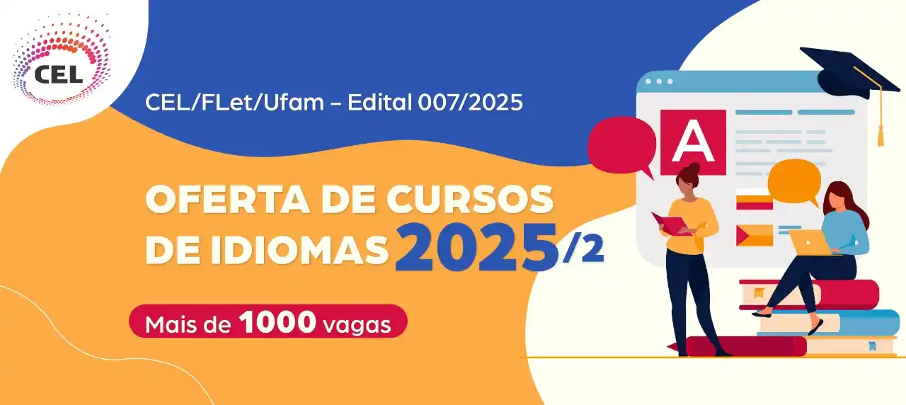 Image from ISB/UFAM - Coari: CEL divulga Chamada Pública para cursos de idiomas para o segundo seme...