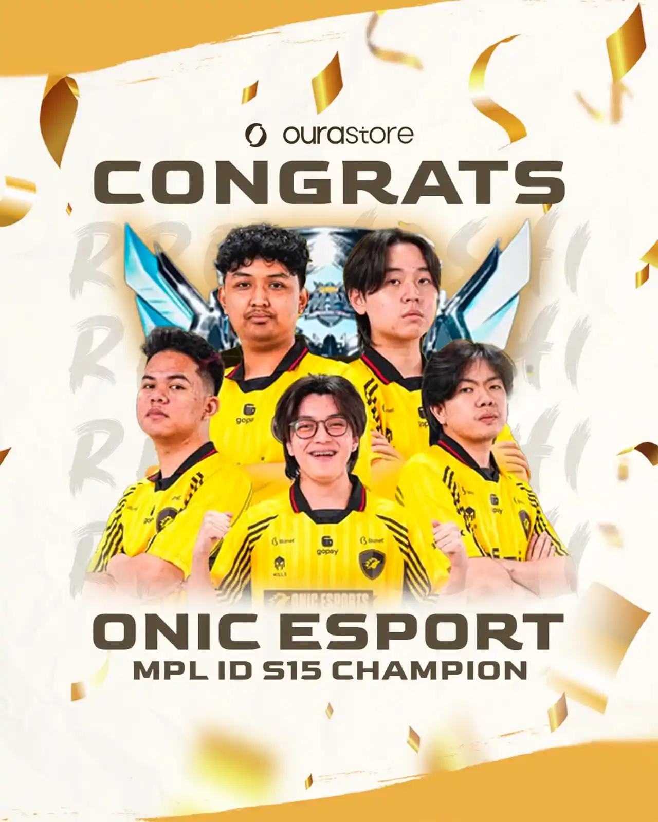 Image from OURA STORE OFFICIAL: CONGRATULATION ONIC🔥🔥 SELAMAT UNTUK ONIC ESPORT TELAH MENJADI JUARA ...