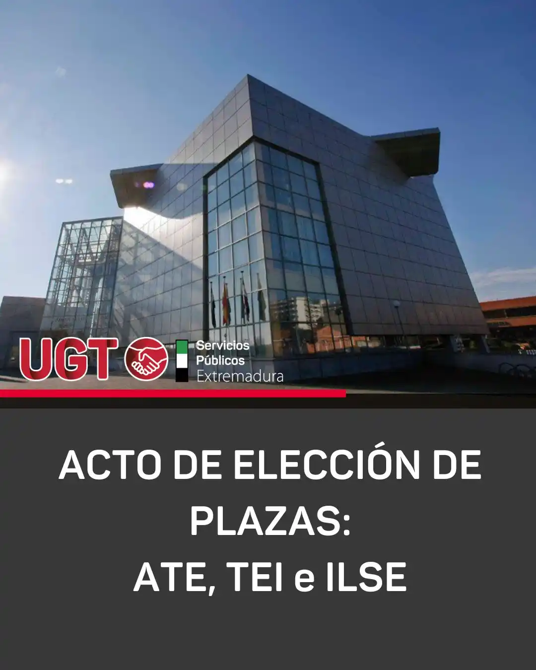 Image from UGT Servicios Públicos Extremadura: 🔹 Elección de plazas:   ▶️Técnico/a de Educación Infantil ▶️ATE-Cuida...