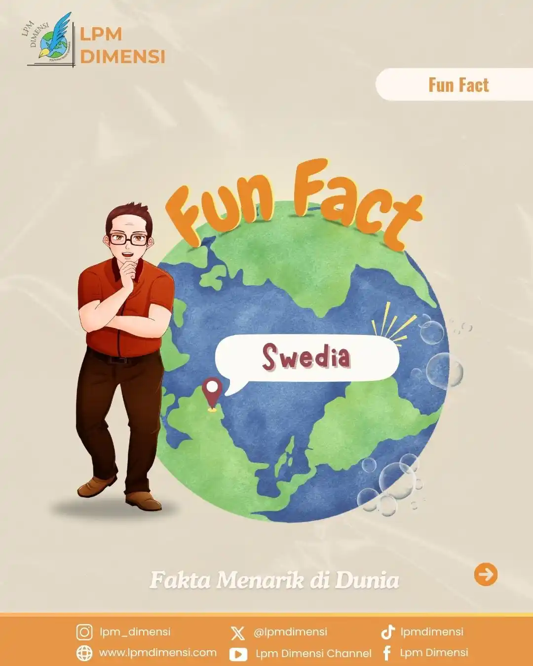 Image from LPM DIMENSI: [ Fun Fact ]  Halo Sahabat Dims! Pernahkah Sahabat Dims mendengar bahw...