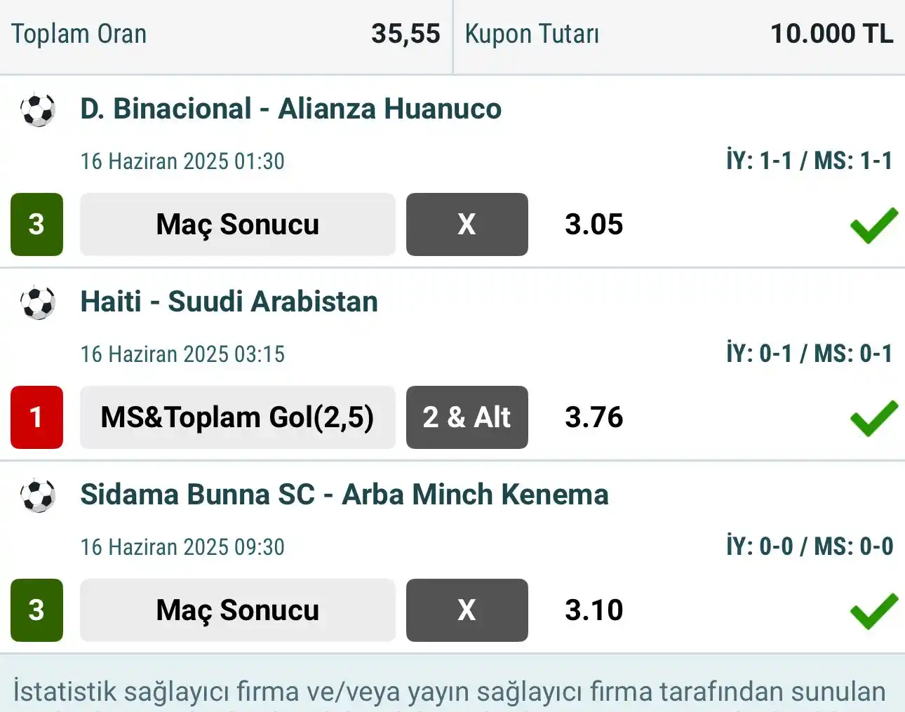 Image from Semihbulut.com: Geçtiğimiz pazar gününü yine 2 kazanan kuponla kapattık !!! Durmak yok...