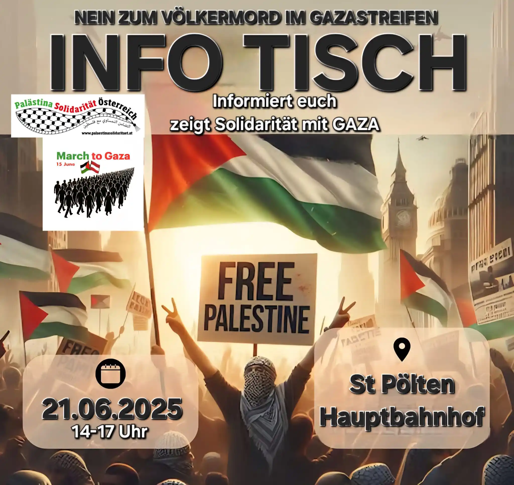 Image from Palästina Solidarität Österreich 🇵🇸: *In diesen düsteren Zeiten setze ein Zeichen in Solidarität mit dem pa...