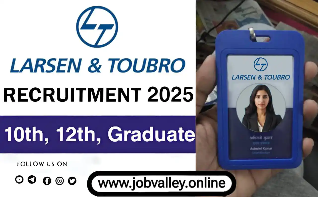 Image from Job valley: *🔰🔥 L&T Recruitment 2025 ✅ Larsen & Toubro is Hiring Across India! �...