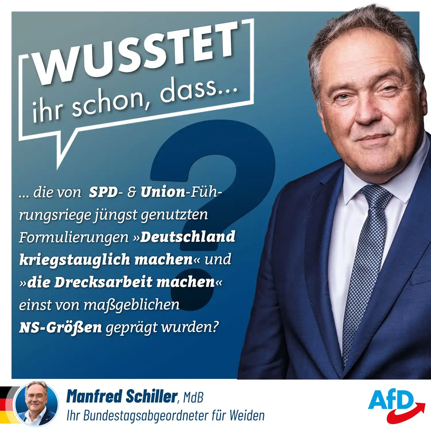 Image from AfD Weiden-Neustadt-Tirschenreuth: Liebe Freunde, wusstet Ihr eigentlich, dass die Formulierungen „Deuts...