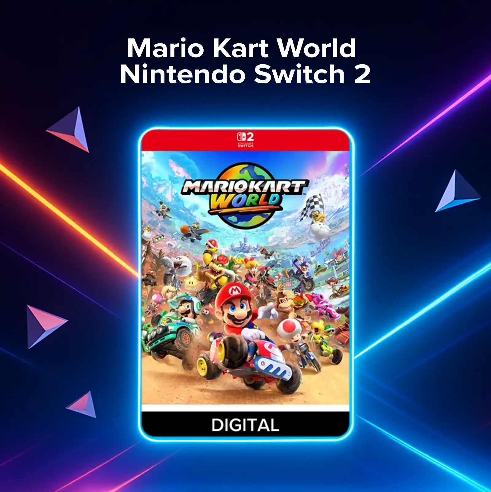 Image from Mercado Livre: 🏁 *Mario Kart World Nintendo Switch 2 (Digital)* Compre agora e rec...