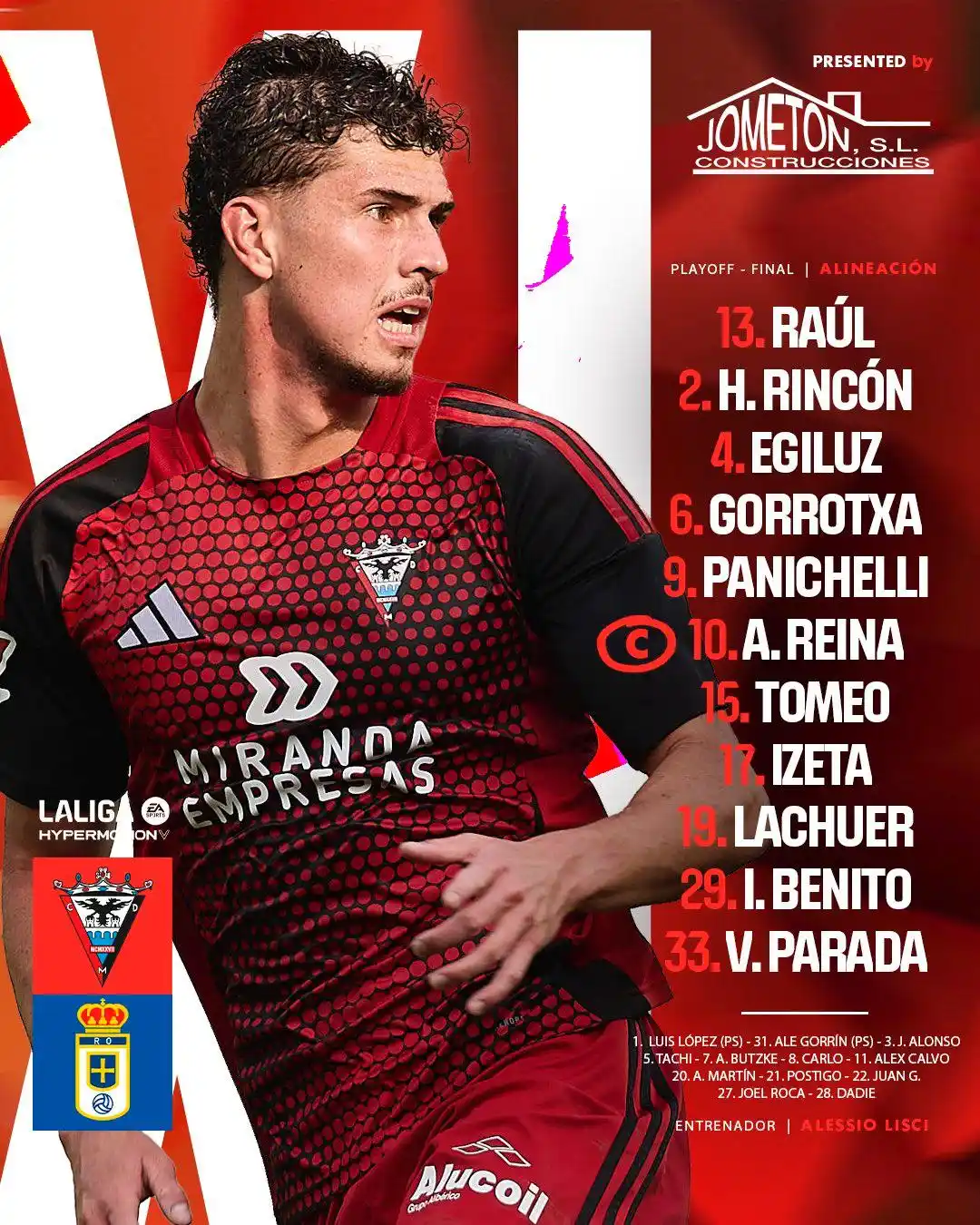 Image from SCV Mirandés: 👕Nuestros once jabatos  <a class="text-blue-500 hover:underline curso...
