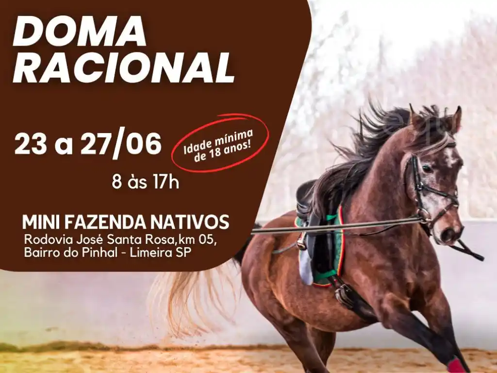 Image from 📲 Guia Limeira - Informações da nossa cidade: Produtores rurais podem se inscrever em curso de doma racional  &<a cl...