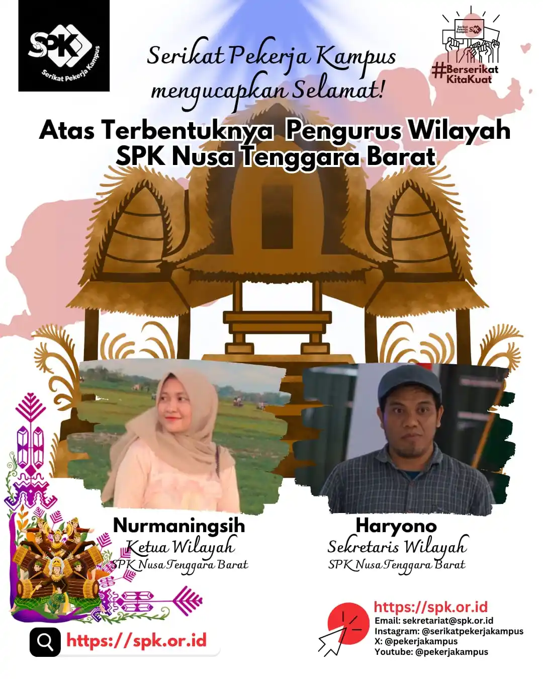 Image from Serikat Pekerja Kampus: Serikat Pekerja Kampus mengucapkan Selamat atas terbentuknya Pengurus ...