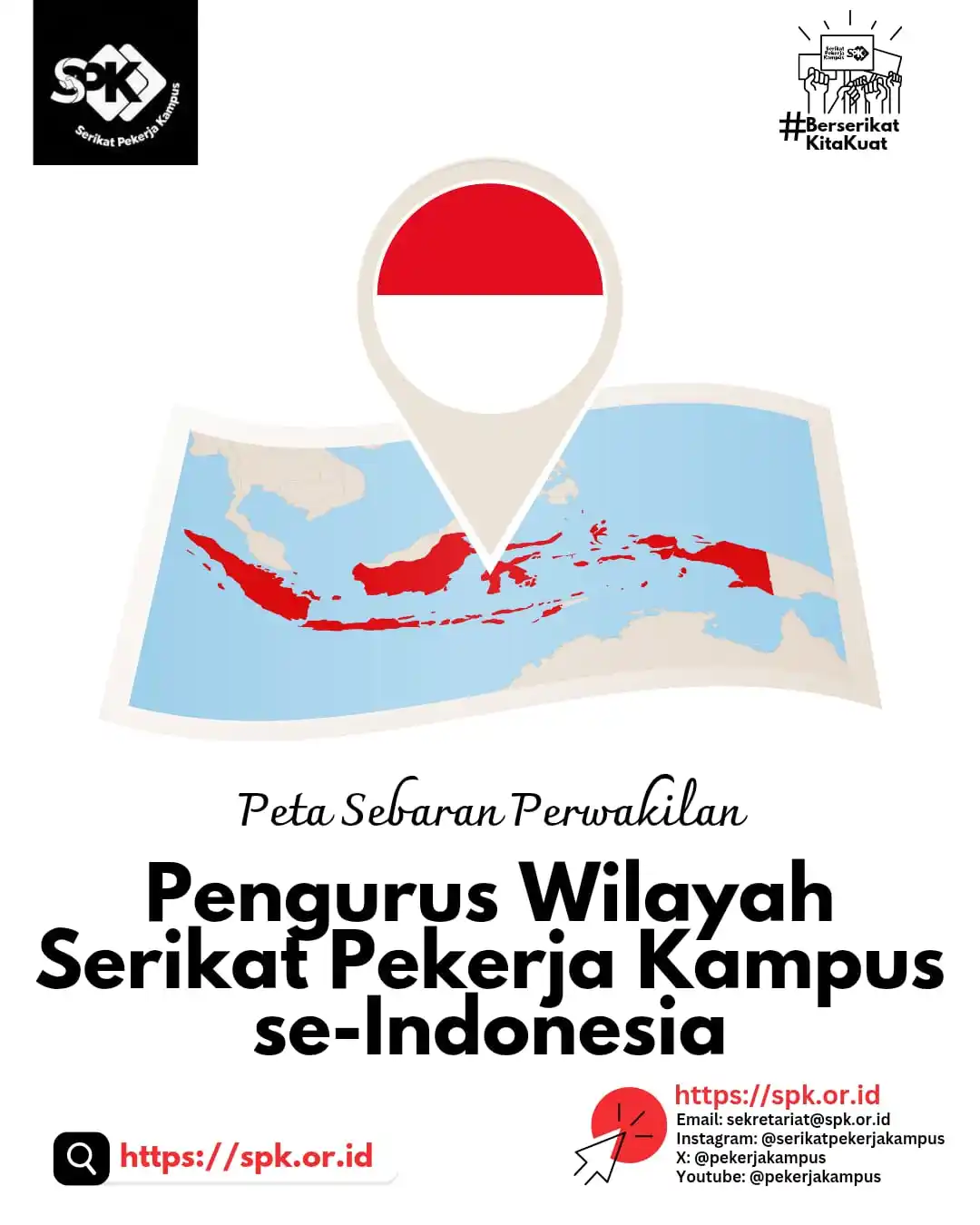 Image from Serikat Pekerja Kampus: Serikat Pekerja Kampus semakin kuat! Dengan lebih dari 1400 Anggota s...