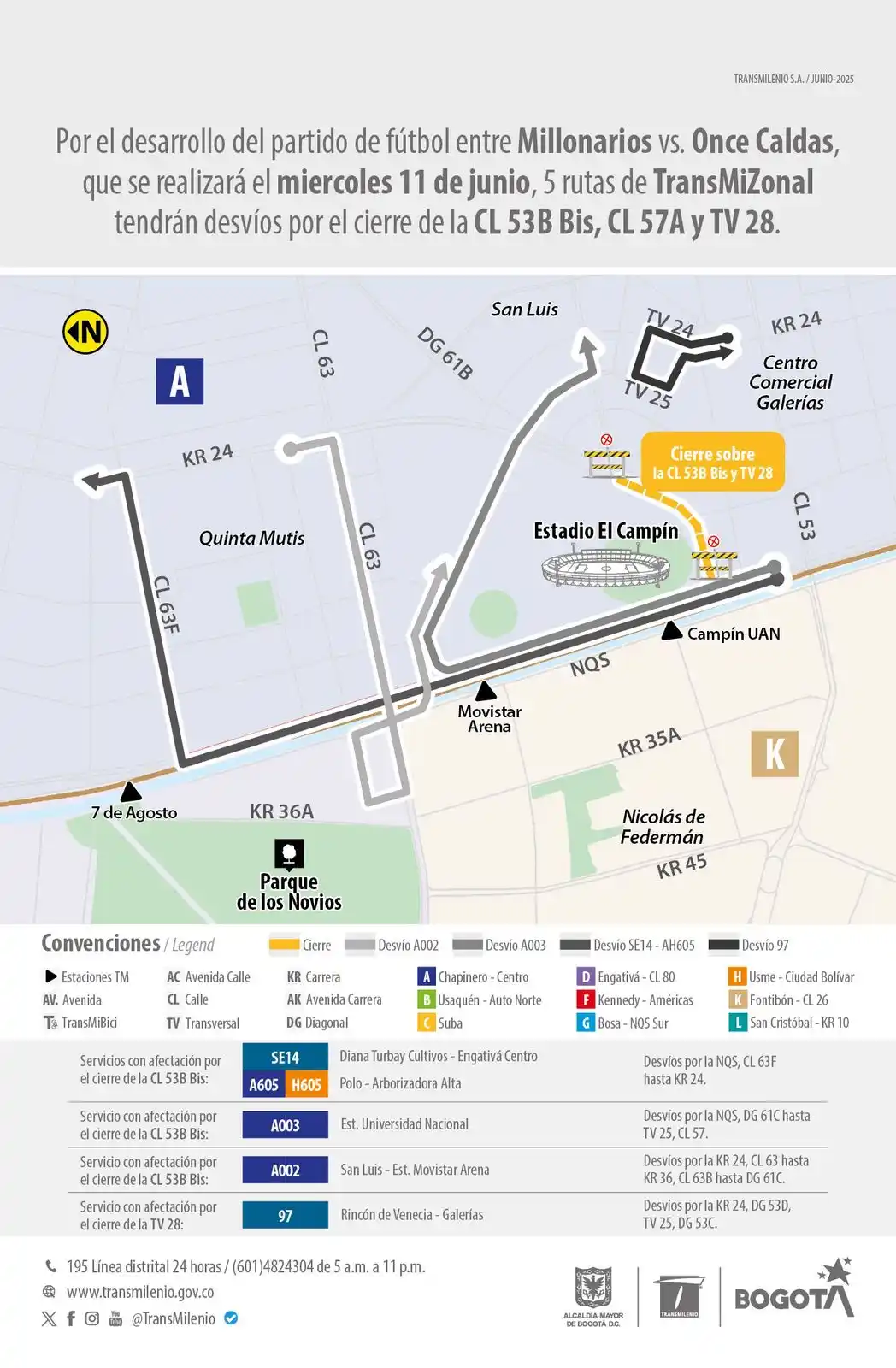 Image from Canal TransMilenio: <a class="text-blue-500 hover:underline cursor-pointer" href="/hashtag...