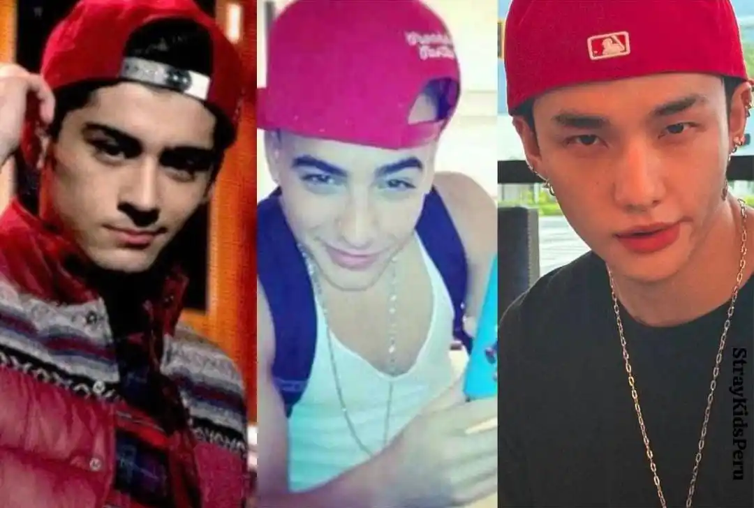 Image from @StrayKidsPeru 🇵🇪: 🤔 ¿Zayn, Maluma o Hyunjin?  Igualitos.... 😂 Aprovechando que ya tene...