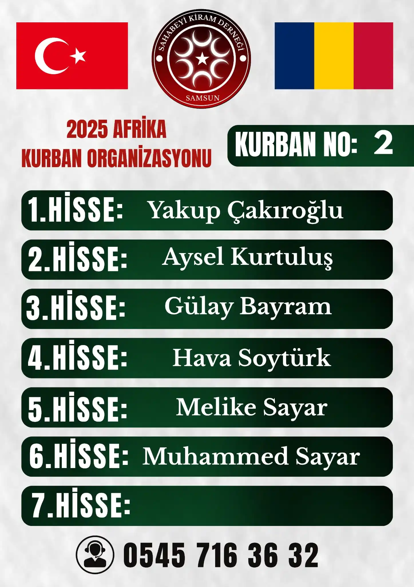 Image from SAMSUN SAHABEYİ KİRAM İLME HİZMET VE YARDIMLAŞMA DERNEĞİ: *Afrikada Son bir hisse boş hissemiz vardır: 4.000 tl* *Gazzede 5 ade...