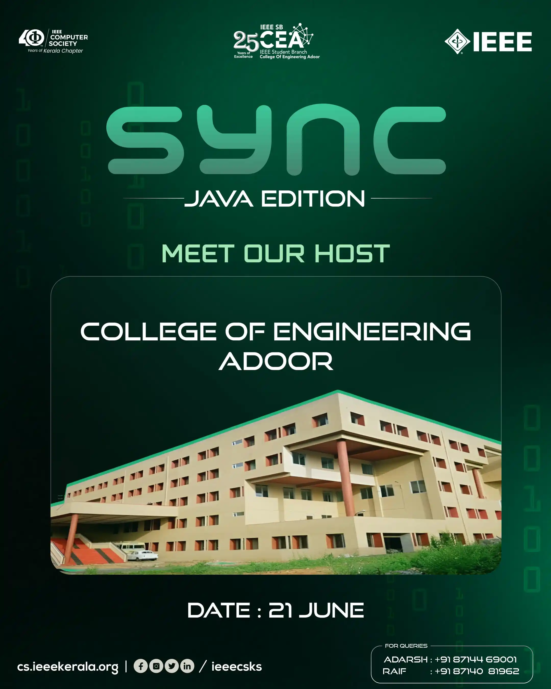 Image from IEEE Computer Society Kerala Chapter: ❝ 𝘈𝘭𝘰𝘯𝘦 𝘸𝘦 𝘤𝘢𝘯 𝘥𝘰 𝘴𝘰 𝘭𝘪𝘵𝘵𝘭𝘦; 𝘵𝘰𝘨𝘦𝘵𝘩𝘦𝘳 𝘸𝘦...