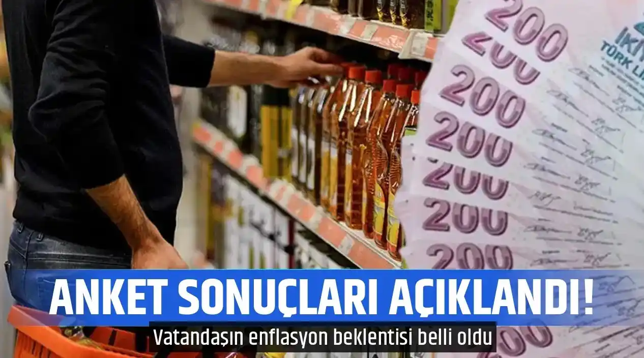 Image from TGRT Haber: *Anket sonuçları açıklandı: İşte vatandaşın yıl sonu enflasyon beklent...