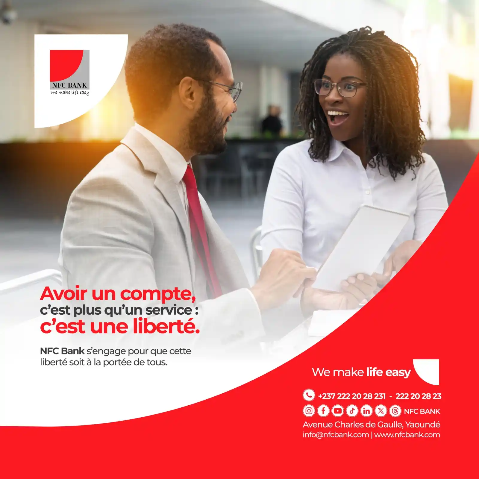 Image from NFC Bank: 𝐀𝐯𝐨𝐢𝐫 𝐮𝐧 𝐜𝐨𝐦𝐩𝐭𝐞, 𝐜’𝐞𝐬𝐭 𝐩𝐚𝐬 𝐝𝐮 𝐥𝐮𝐱𝐞… 𝐂’𝐞𝐬�...