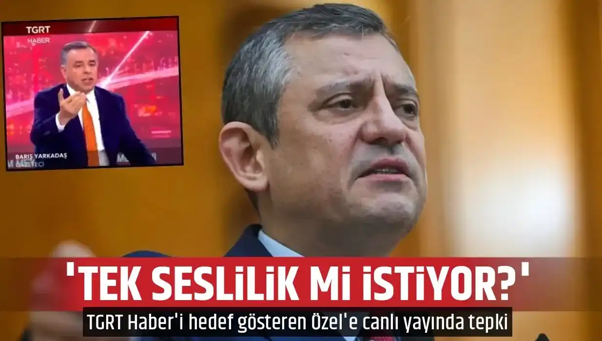 Image from TGRT Haber: *🗣️Barış Yarkadaş'tan TGRT Haber'i hedef gösteren Özgür Özel'e tepki:...
