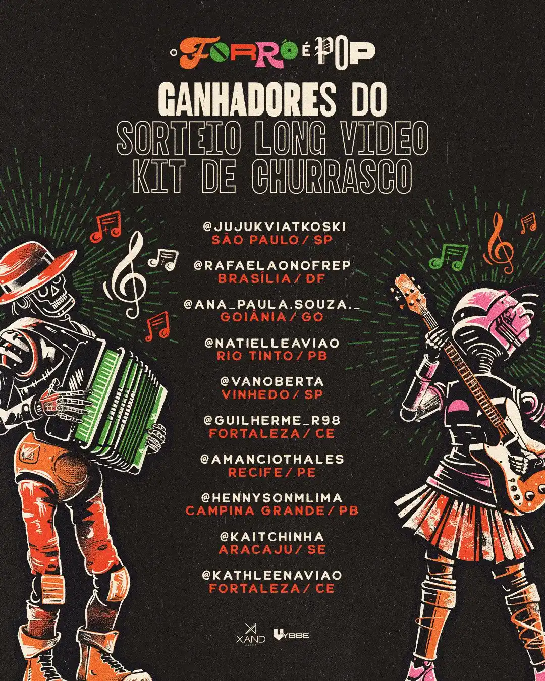 Image from Xand Avião: Como prometido… O Kit Churrasco aos 10 fãs sorteados no concurso do la...