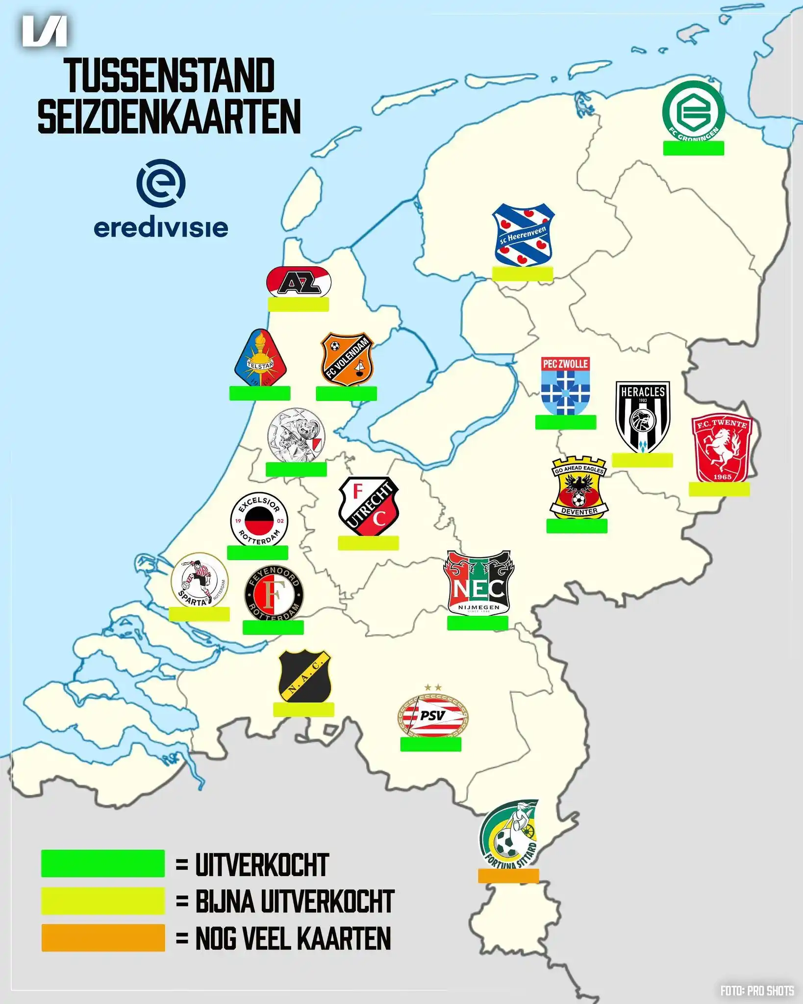 Image from Voetbal International: De Eredivisie is hotter dan ooit! 🤩🔥 Dit is de verkooptussenstand ...