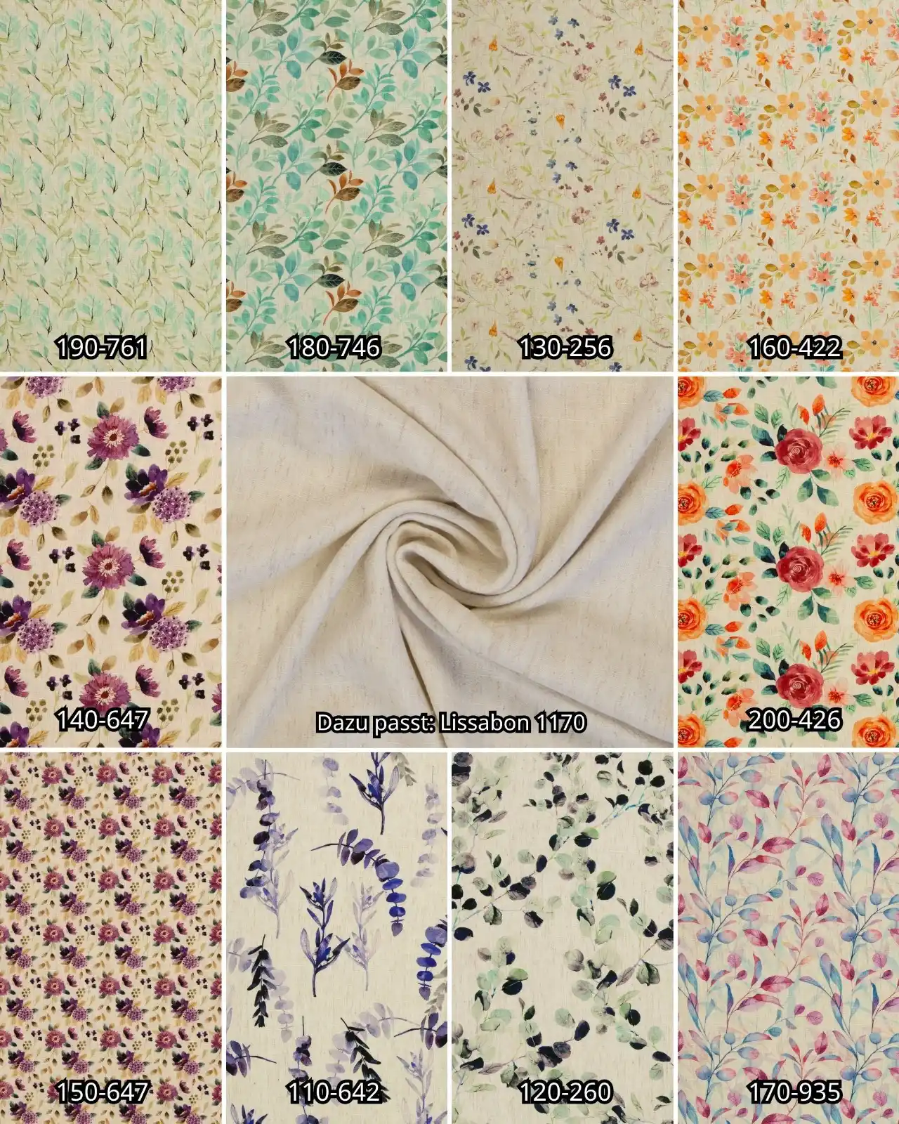 Image from Swafing Stoffe: Die Madeira-Blumendesigns im Überblick! Dazu passt Lissabon in Fb. 117...