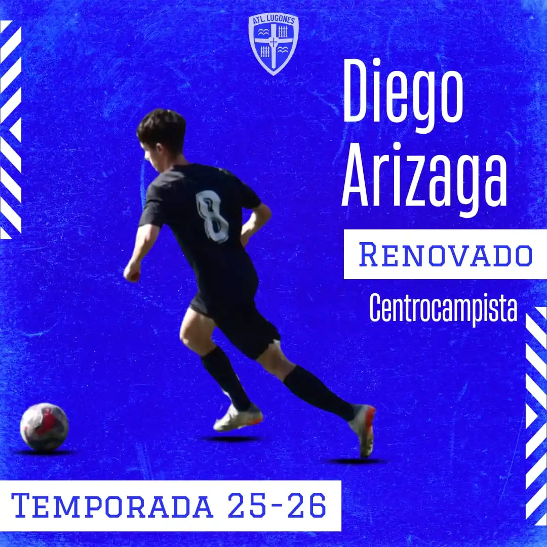 Image from Atlético de Lugones: 📢 𝗗𝗶𝗲𝗴𝗼 𝗔𝗿𝗶𝘇𝗮𝗴𝗮 𝘀𝗶𝗴𝘂𝗲 𝗱𝗲𝗳𝗲𝗻𝗱𝗶𝗲𝗻𝗱𝗼 𝗻𝘂𝗲�...