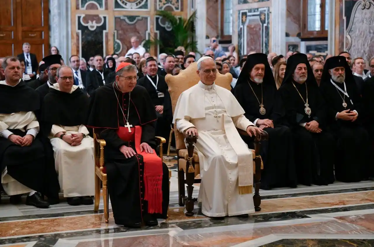 Image from VaticanNewsES: *El Papa: “Nicea, una brújula que nos guía hacia la plena unidad visib...