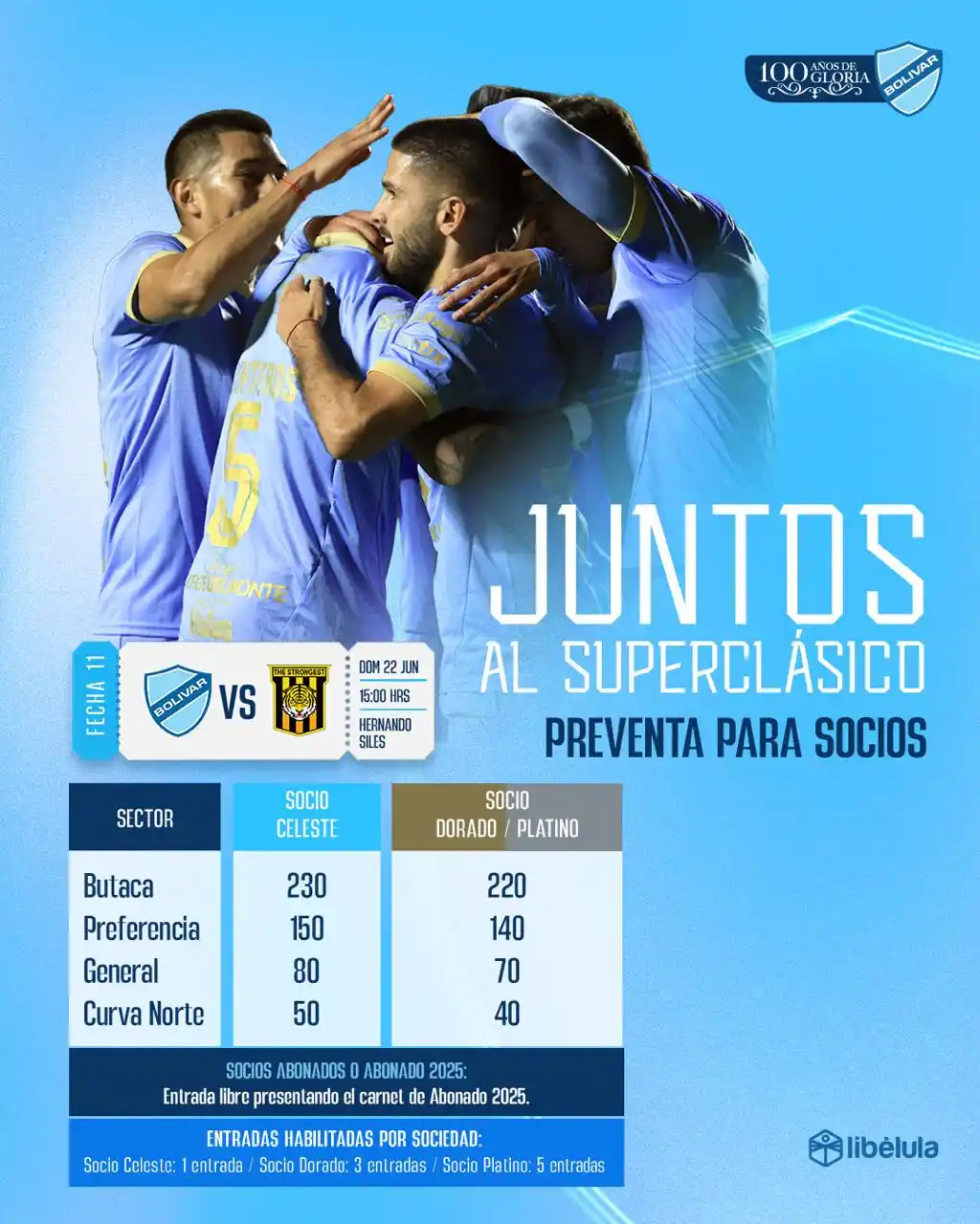 Image from Club Bolívar: Este no es un partido más. 💪🏻🙌🏻 Es el Superclásico. Es por histor...