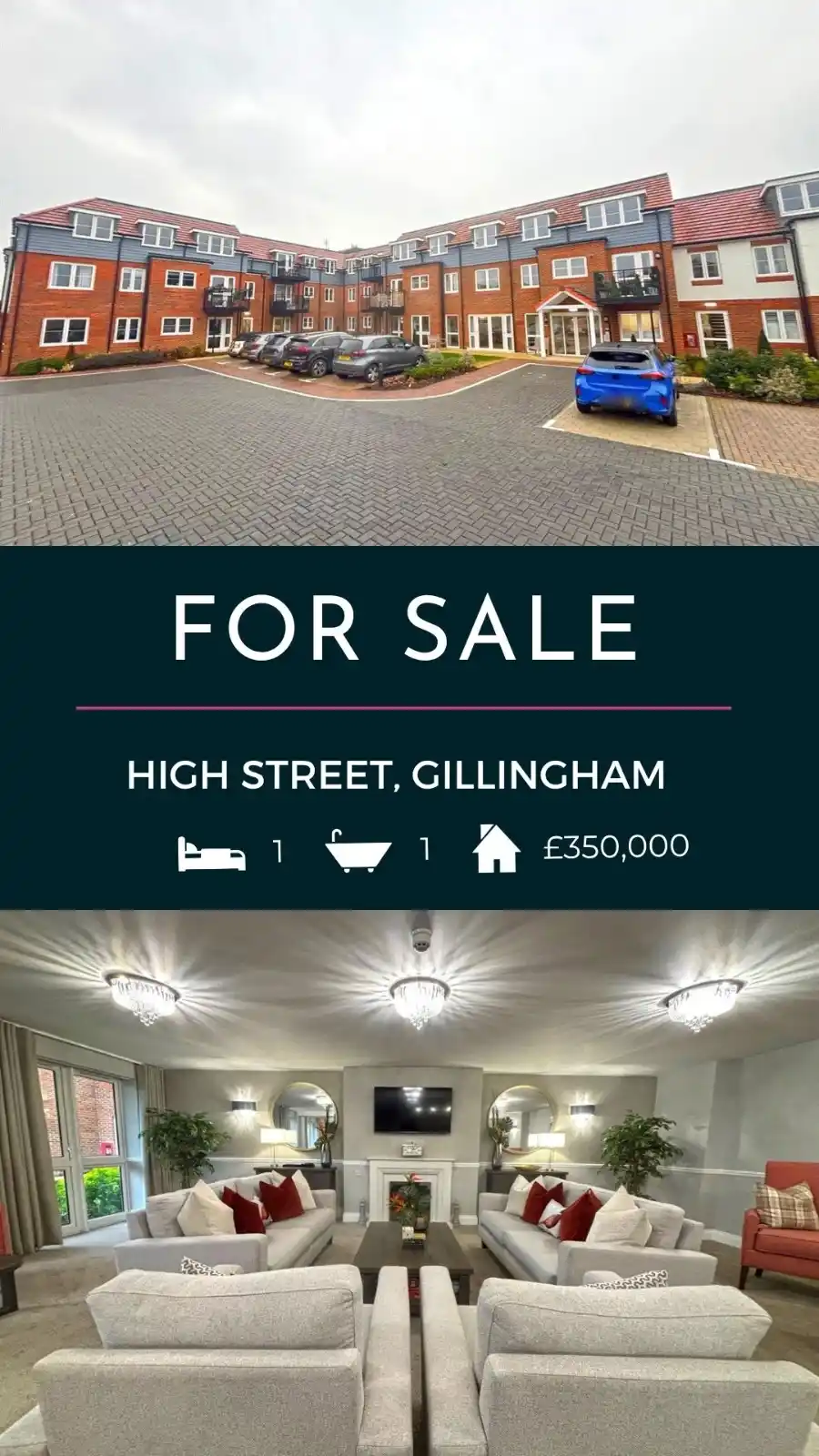 Image from Property in Kent: 🌟 Exclusive Retirement Living in the Heart of Rainham 🌟 💷 £350,000 ...