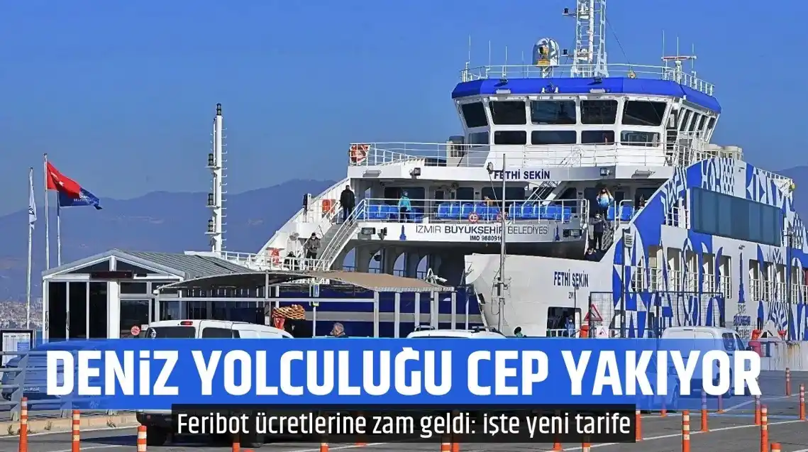 Image from TGRT Haber: *Feribot ücretlerine bugünden itibaren geçerli olmak üzere zam geldi!*...