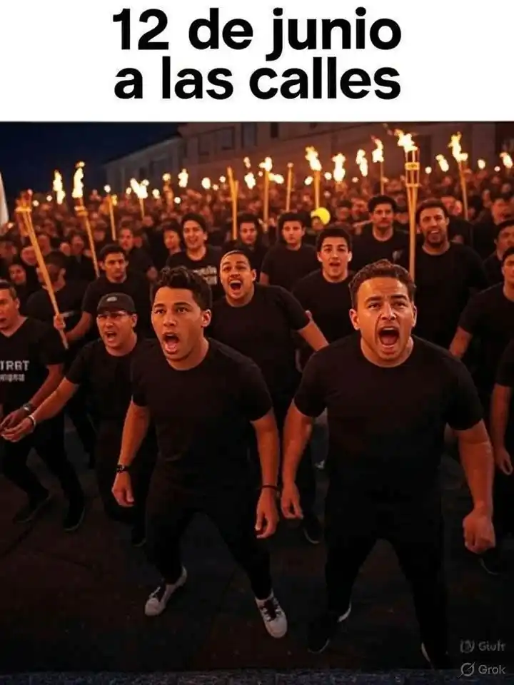 Image from La Ola Libertaria : 🚨Golpe De Estado declarado por el Dictador.   Nos vemos en las calles...