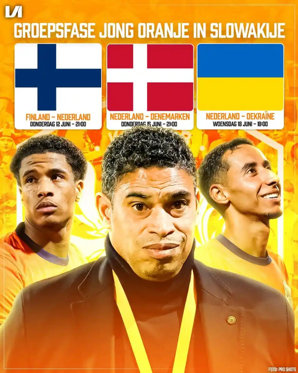 Image from Voetbal International: Het EK onder-21 in Slowakije gaat voor Jong Oranje morgen van start. �...