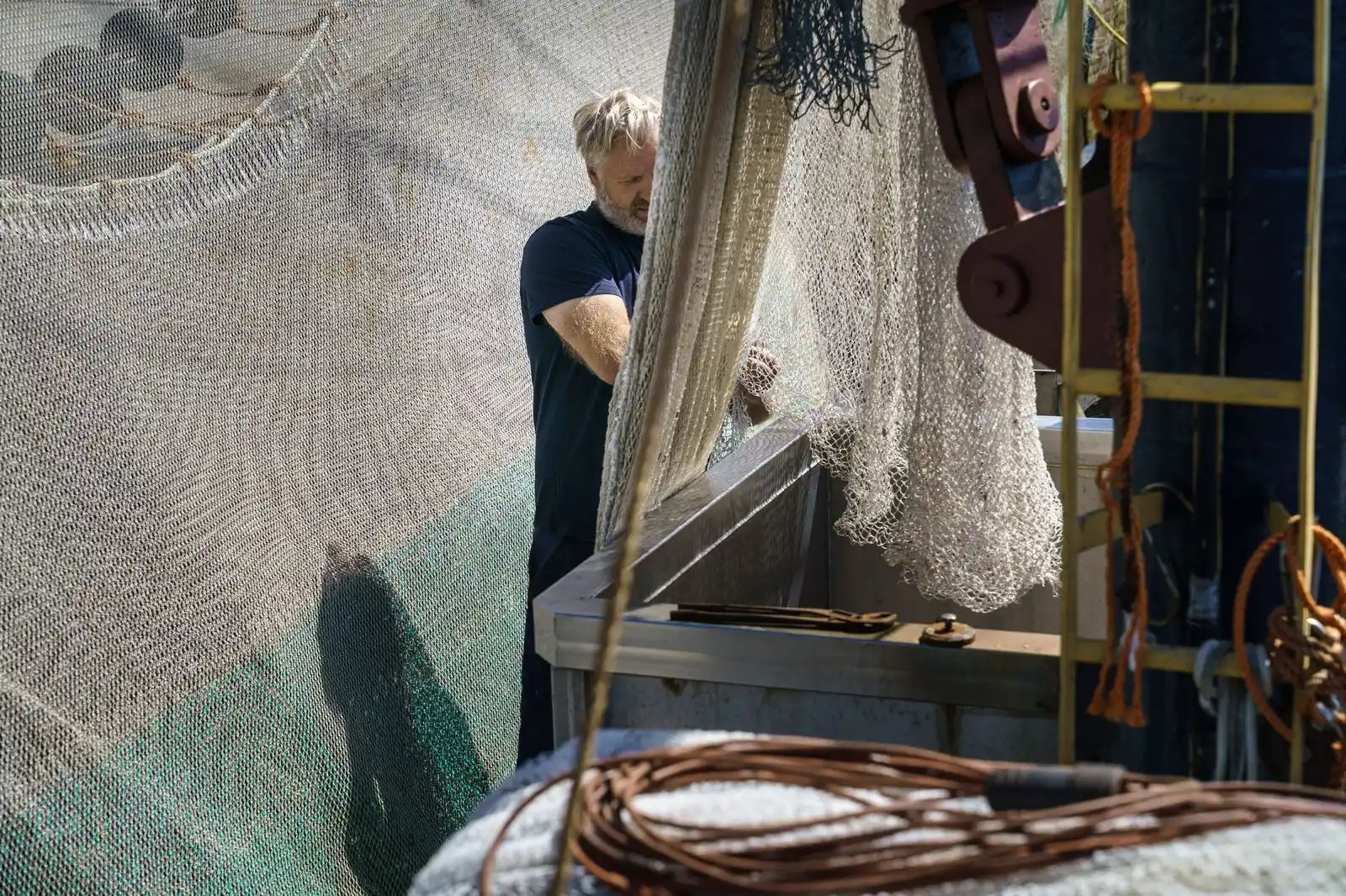 Image from De Groene Amsterdammer: *Het kabinet wil garnalenvissers hun gang laten gaan in natuurgebieden...