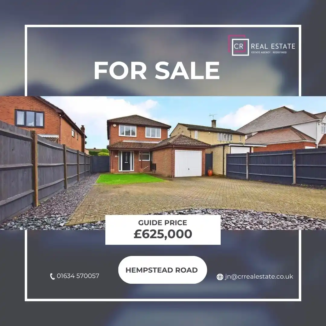 Image from Property in Kent: 🏡 Impressive 4-Bedroom Detached Home – £625,000 📍 Hempstead Road, G...