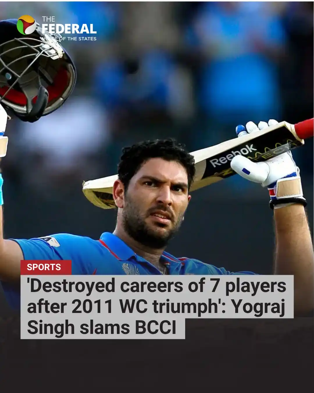 Image from The Federal: Interestingly, only three members of that 2011 squad — MS Dhoni, Virat...