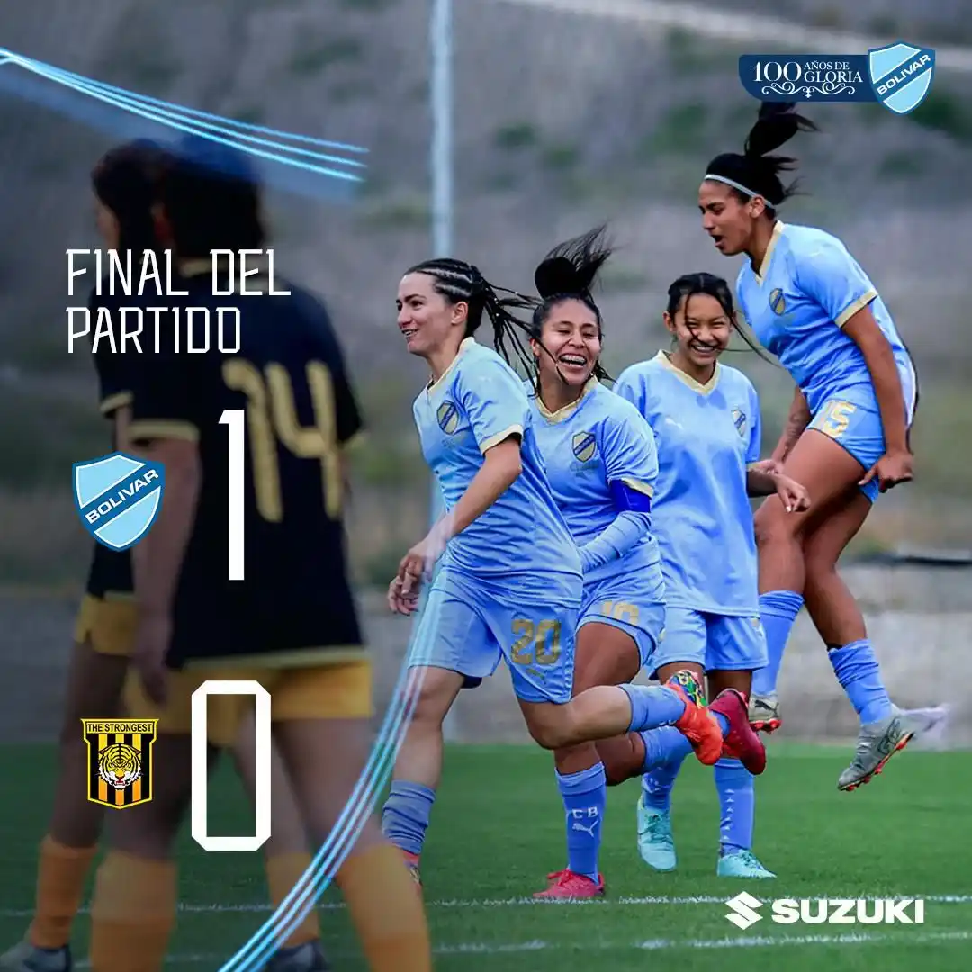 Image from Club Bolívar: INVICTAS 🎉🔥 Cuarta victoria consecutiva y contra nuestro eterno riv...