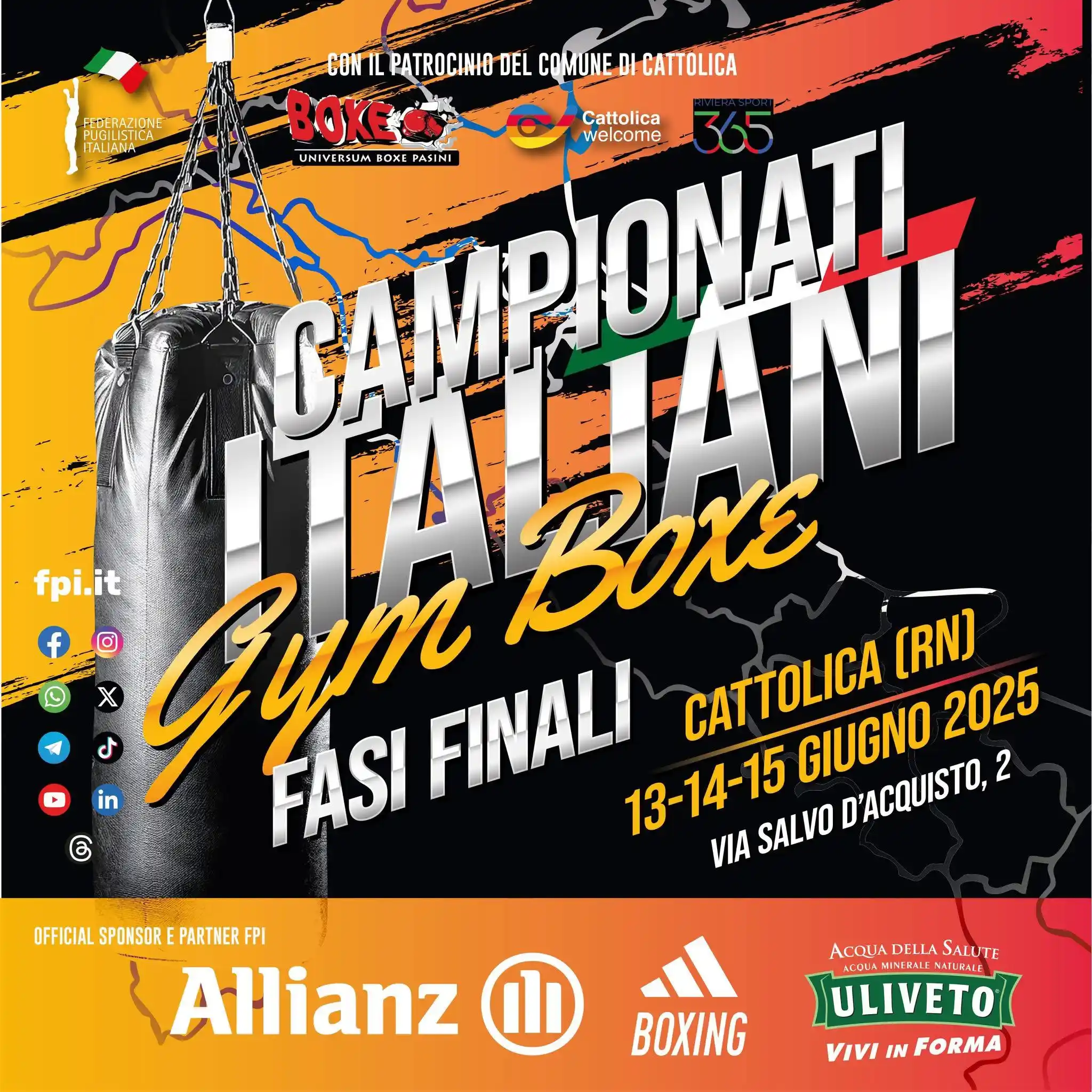 Image from Federazione Pugilistica Italiana: 🥊🏆🇮🇹 Campionati Italiani Gym Boxe 2025 🏟️ Cattolica - 13/15 Giug...