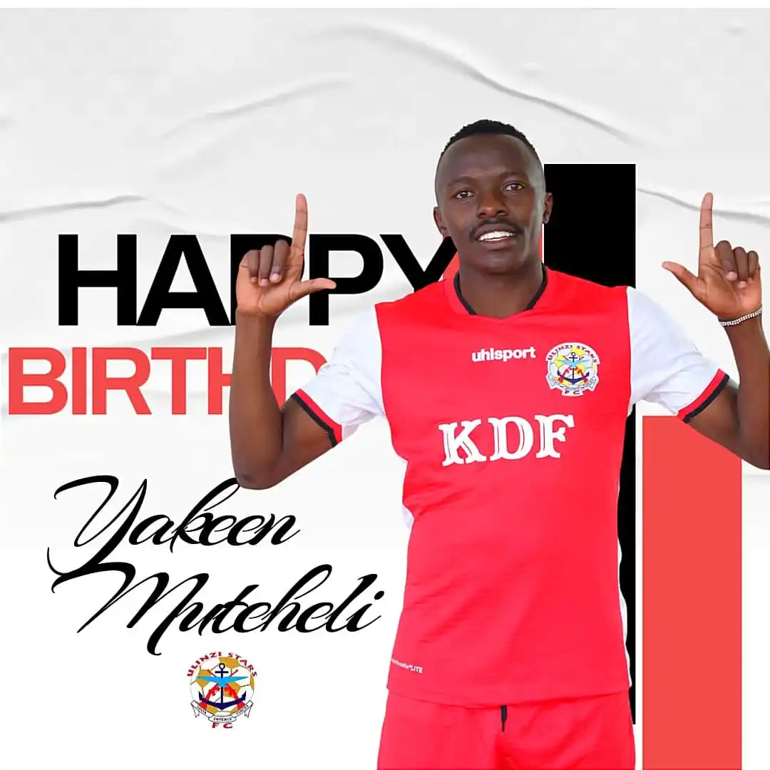 Image from ULINZI STARS FC: Join us in wishing our Attacking midfielder Yakeen Muteheli a very hap...