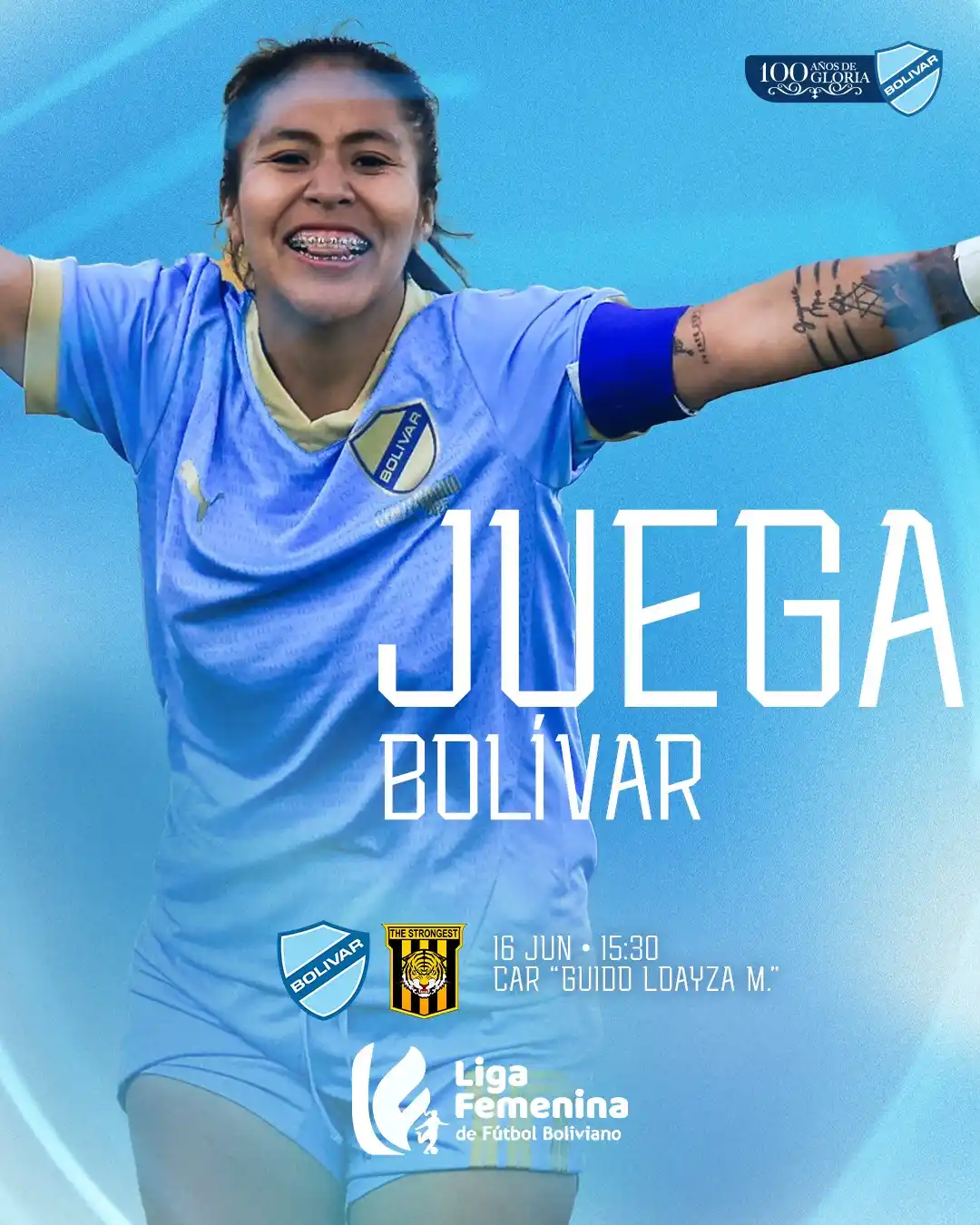 Image from Club Bolívar: Jugamos el Superclásico Nacional en casa 💪🏻🔥✨  Nuestras guerreras e...