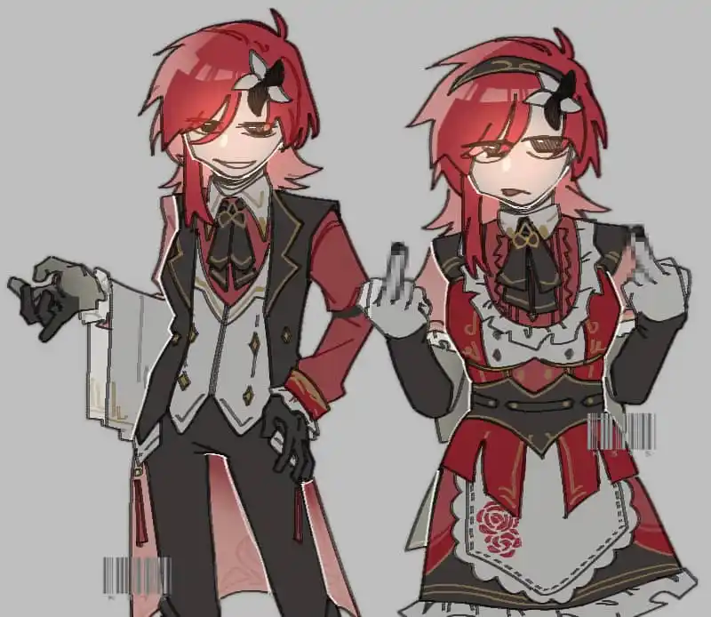 Image from 乡 Ꮶʏɪᴇ's Ɱᴇᴍᴏ: > 🚹 Kyie in mirage manor's outfit (by zelvof) idk wht to post here ♿...