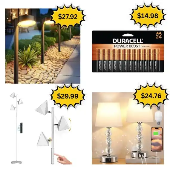 Image from #1 Deals in USA | Network of Indians in America : *LED Tree Floor Lamp* Actual Price:$59.99 Deal Price:$29.99 https://lo...