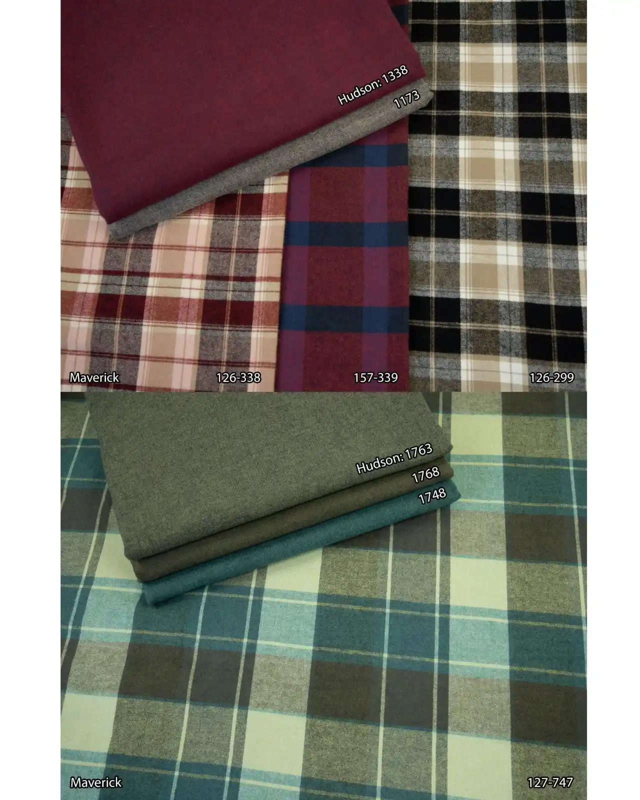 Image from Swafing Stoffe: Maverick und Hudson sind angeraute Flanell-Stoffe, wunderbar weich im ...