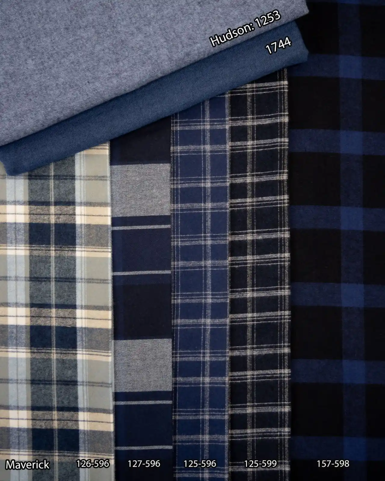 Image from Swafing Stoffe: Maverick und Hudson sind angeraute Flanell-Stoffe, wunderbar weich im ...