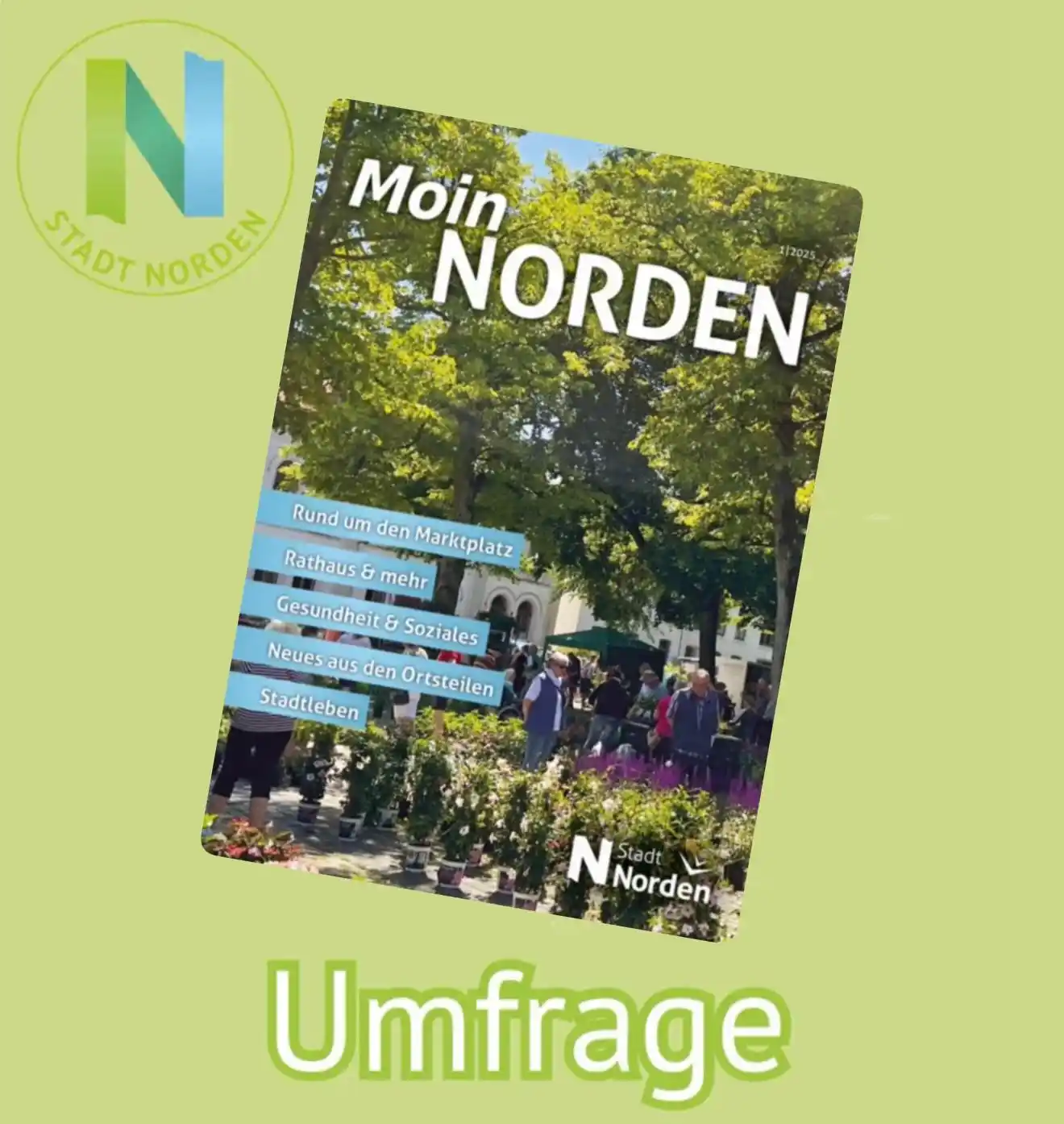 Image from Stadt Norden: Moin zusammen👋 Letzte Woche hatten alle Norderinnen und Norder Post v...