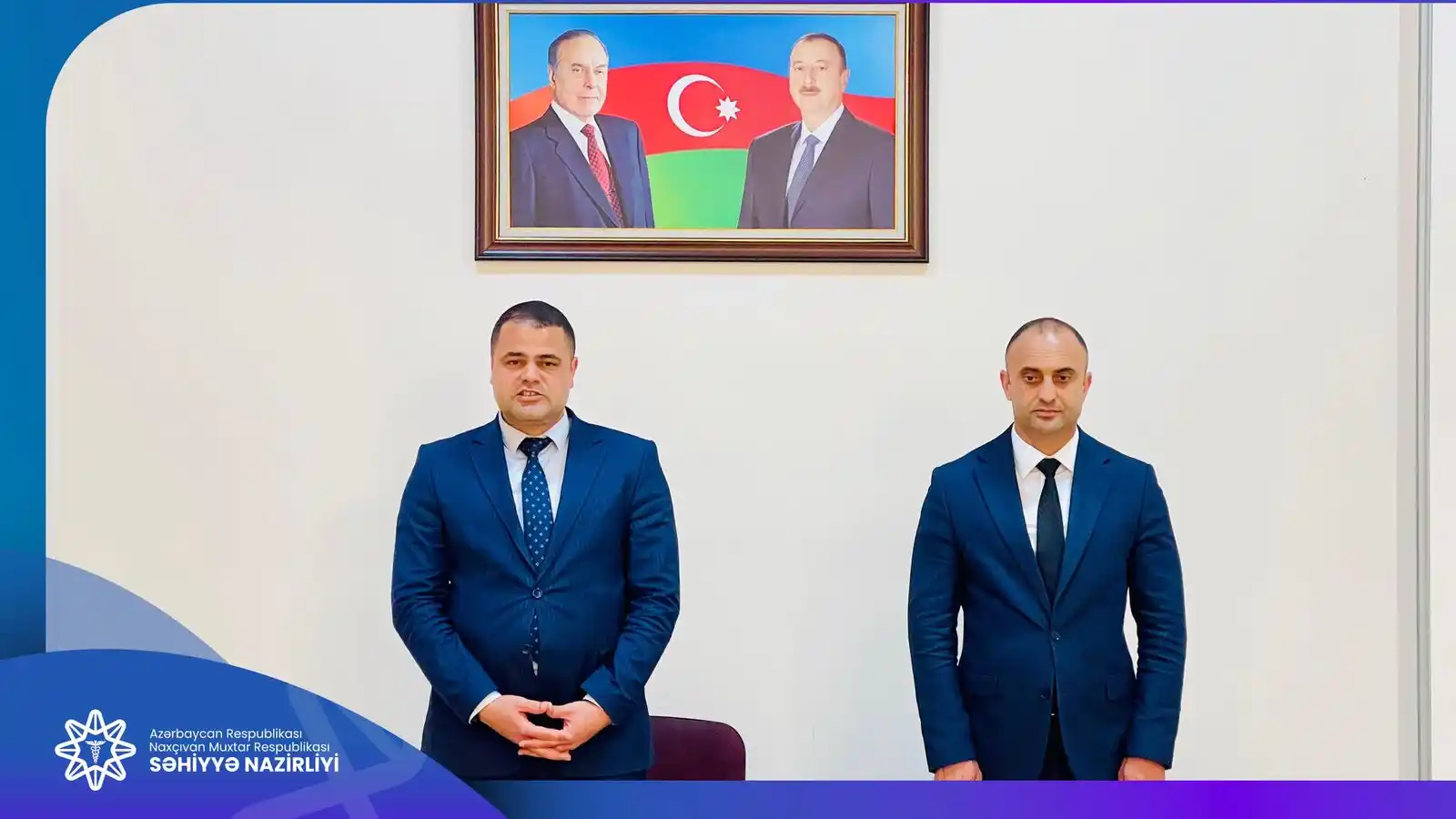 Image from Naxçıvan MR Səhiyyə Nazirliyi: Naxçıvan Muxtar Respublikasının səhiyyə naziri Samiq Sadıxovun müvafiq...