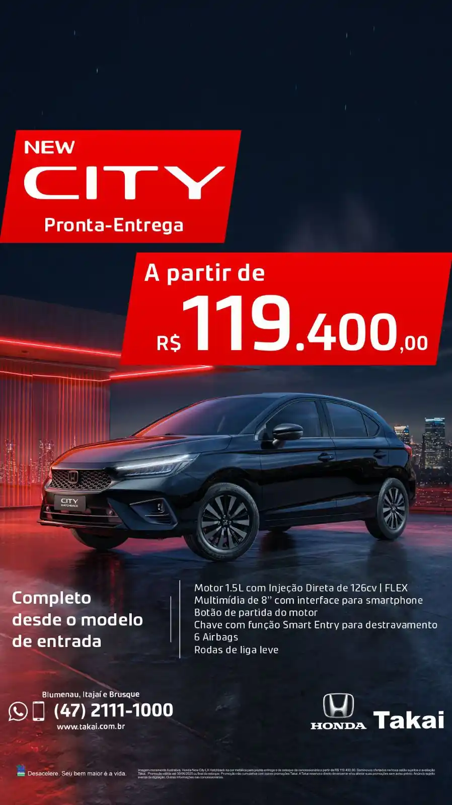 Image from O Município : *New City Hatchback* com *pronta-entrega* a partir de *R$ 119.400,00!*...