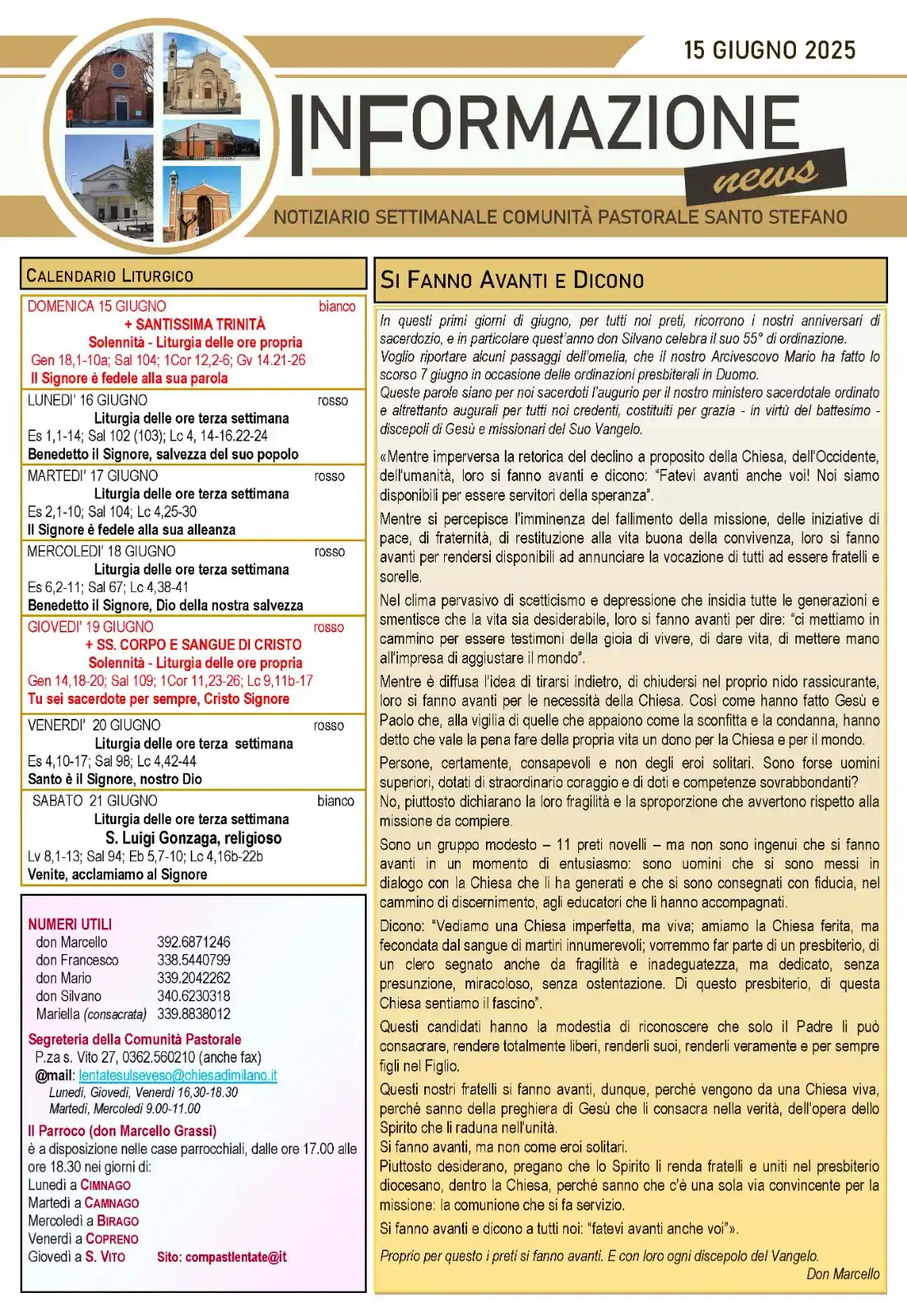 Comunità Pastorale S. Stefano Lentate sul seveso post
