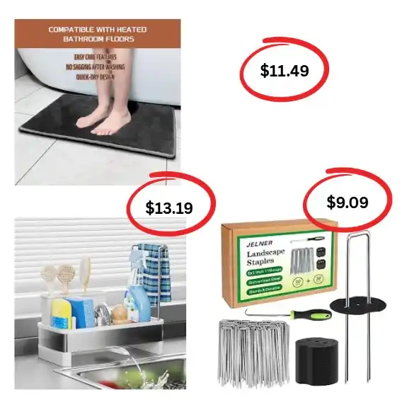 Image from #1 Deals in USA | Network of Indians in America : *Stainless Steel Sink Caddy for Kitchen Sink with Brush* Actual Price:...