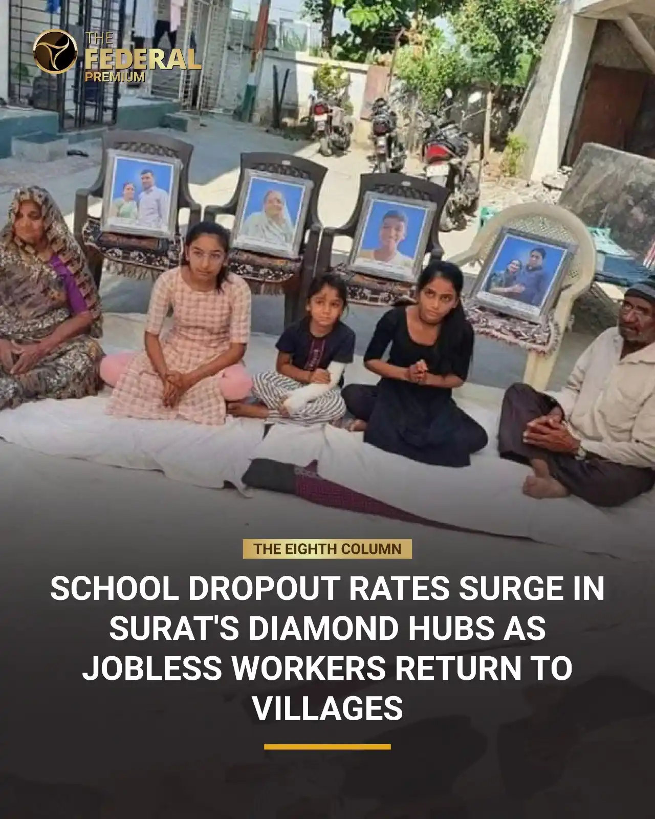 Image from The Federal: The Eighth Column | As more jobless Diamond workers, faced with despai...