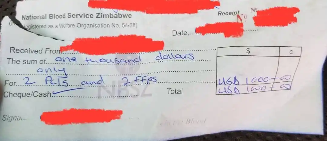 Image from Zimpricecheck.com: 🩸 The issue of pricing continues to plague Zimbabwe's health sector. ...