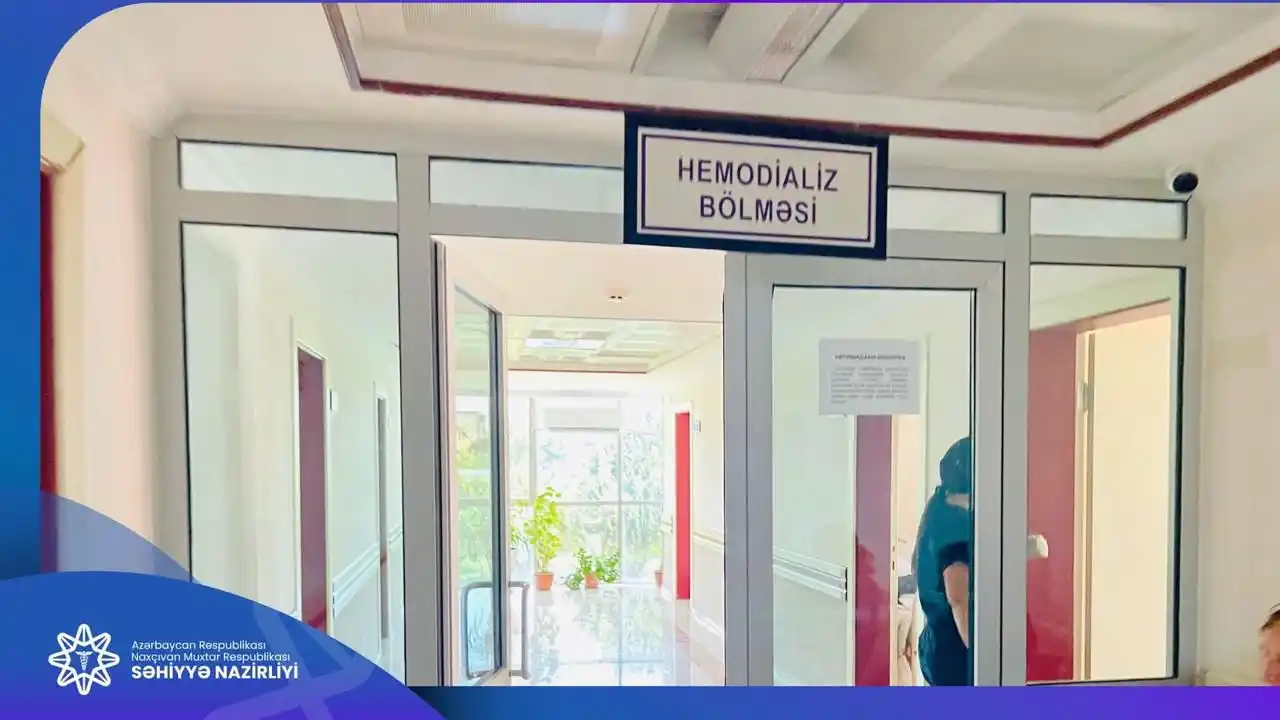 Image from Naxçıvan MR Səhiyyə Nazirliyi: Tibb işçilərinin peşə bayramı münasibətilə Şərur Regional Tibb Mərkəzi...